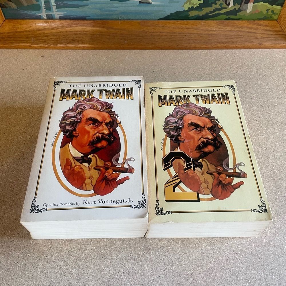 The Unabridged Mark Twain Set of Two Books - Picture 2 of 10